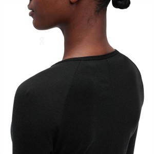 Black On Cloud Merino-T Women T-shirts | EG_ON8085