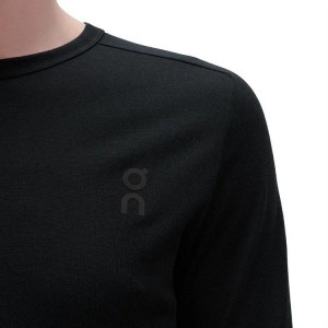 Black On Cloud Merino Long-T Men T-shirts | EG_ON8422