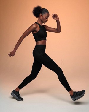 Black On Cloud Performance Women Tights | EG_ON8099
