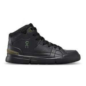 Black On Cloud THE ROGER Clubhouse Mid Sensa Women Sneakers | EG_ON8805