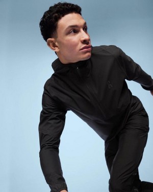 Black On Cloud Waterproof Anorak Men Jackets | EG_ON8341