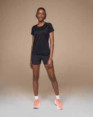 Black / Blue On Cloud Performance-T Women T-shirts | EG_ON8510