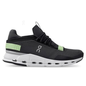 Black / Green On Cloud Cloudnova Men Sneakers | EG_ON8843