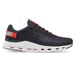 Black / Red On Cloud Cloudnova Form Men Sneakers | EG_ON8534