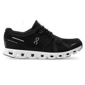 Black / White On Cloud Cloud 5 Women Sneakers | EG_ON8781