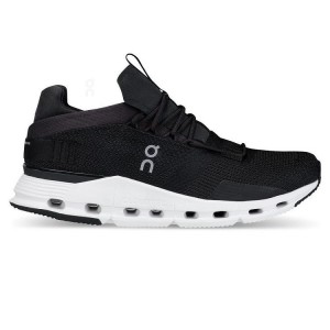 Black / White On Cloud Cloudnova Women Sneakers | EG_ON8472