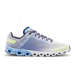 Blue / Green On Cloud Cloudflow Women Road Running Shoes | EG_ON8257