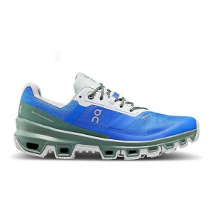 Blue / Green On Cloud Cloudventure Waterproof Women Hiking Shoes | EG_ON8145