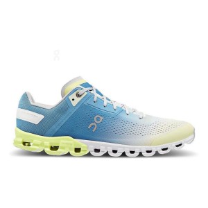 Blue / Yellow On Cloud Cloudflow Men Road Running Shoes | EG_ON8277