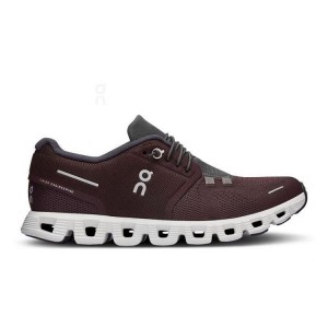 Burgundy On Cloud Cloud 5 Women Sneakers | EG_ON8558