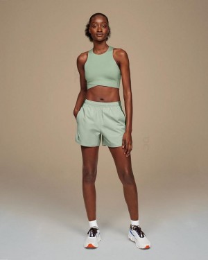 Green On Cloud Essential Women Shorts | EG_ON8251