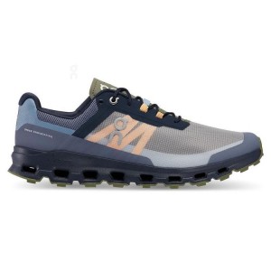 Grey / Olive On Cloud Cloudvista Men Hiking Shoes | EG_ON1176