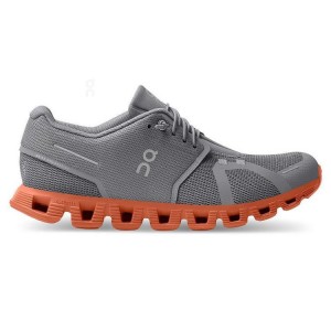 Grey / Orange On Cloud Cloud 5 Men Sneakers | EG_ON8633