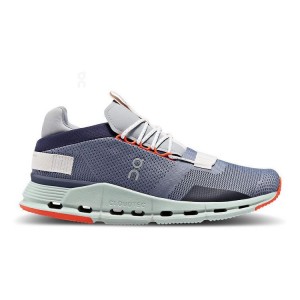Grey / Purple On Cloud Cloudnova Men Sneakers | EG_ON8103