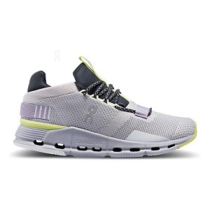 Grey / Purple On Cloud Cloudnova Women Sneakers | EG_ON8273