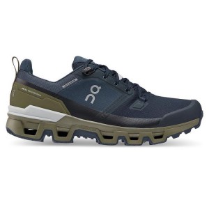 Navy On Cloud Cloudwander Waterproof Men Hiking Shoes | EG_ON8753