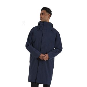 Navy On Cloud Parka Men Jackets | EG_ON8877
