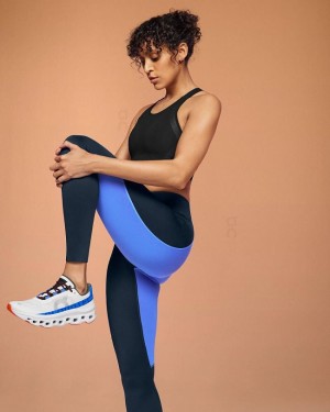 Navy On Cloud Performance Women Tights | EG_ON9111