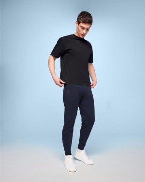 Navy On Cloud Sweat Men Pants | EG_ON8639