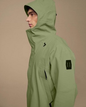 Olive On Cloud Parka Men Jackets | EG_ON8229