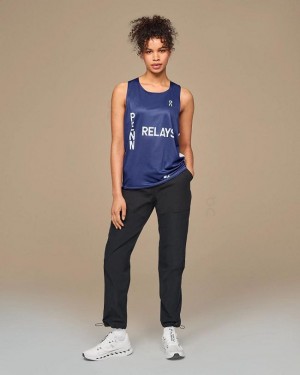 Royal On Cloud Penn Relays Singlet Women Tank Top | EG_ON9072