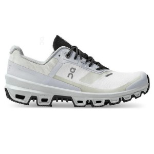 White / Black On Cloud Cloudventure Waterproof Women Hiking Shoes | EG_ON8424