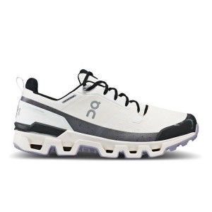 White / Black On Cloud Cloudwander Waterproof Men Hiking Shoes | EG_ON9052