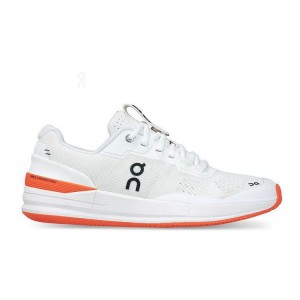 White / Orange On Cloud THE ROGER Pro Clay Men Tennis Shoes | EG_ON9135